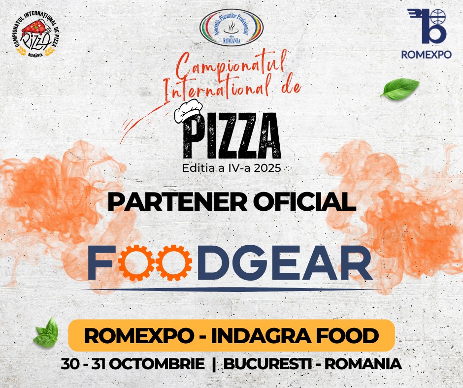 Food Gear Romania - Partener Oficial Campionatul Internațional de Pizza 2025